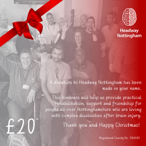 Gifted Donation - £20 Certificate